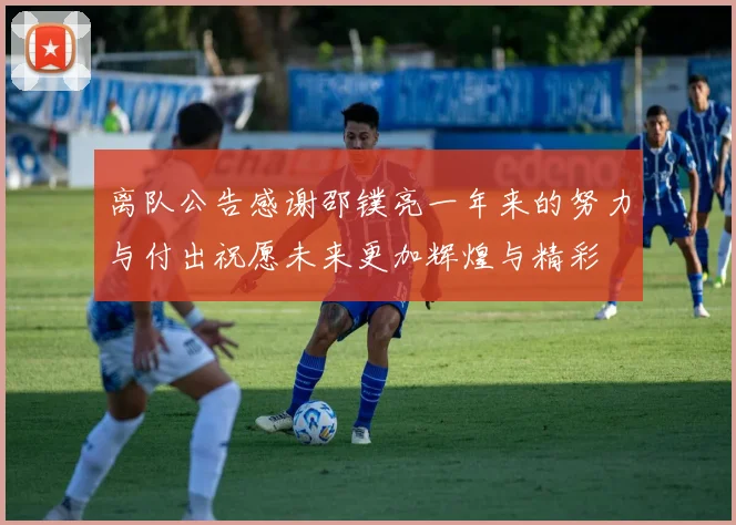 离队公告感谢邵镤亮一年来的努力与付出祝愿未来更加辉煌与精彩